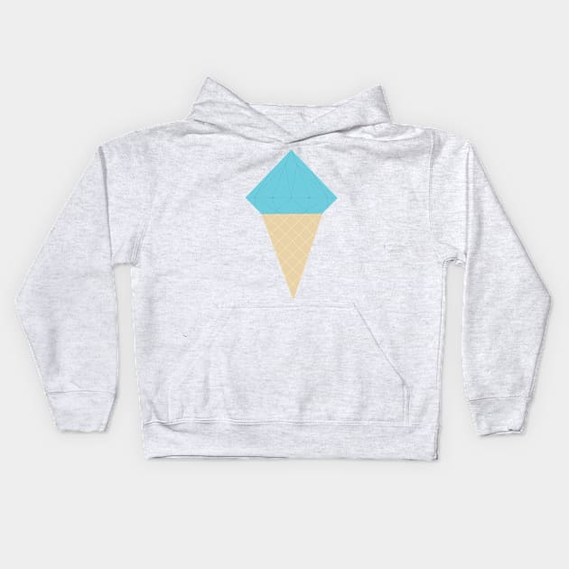 Icy diamond Kids Hoodie by christofferwilckens